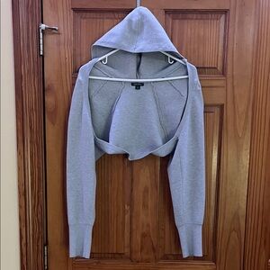 Wild Fable Light Gray Hooded Shrug